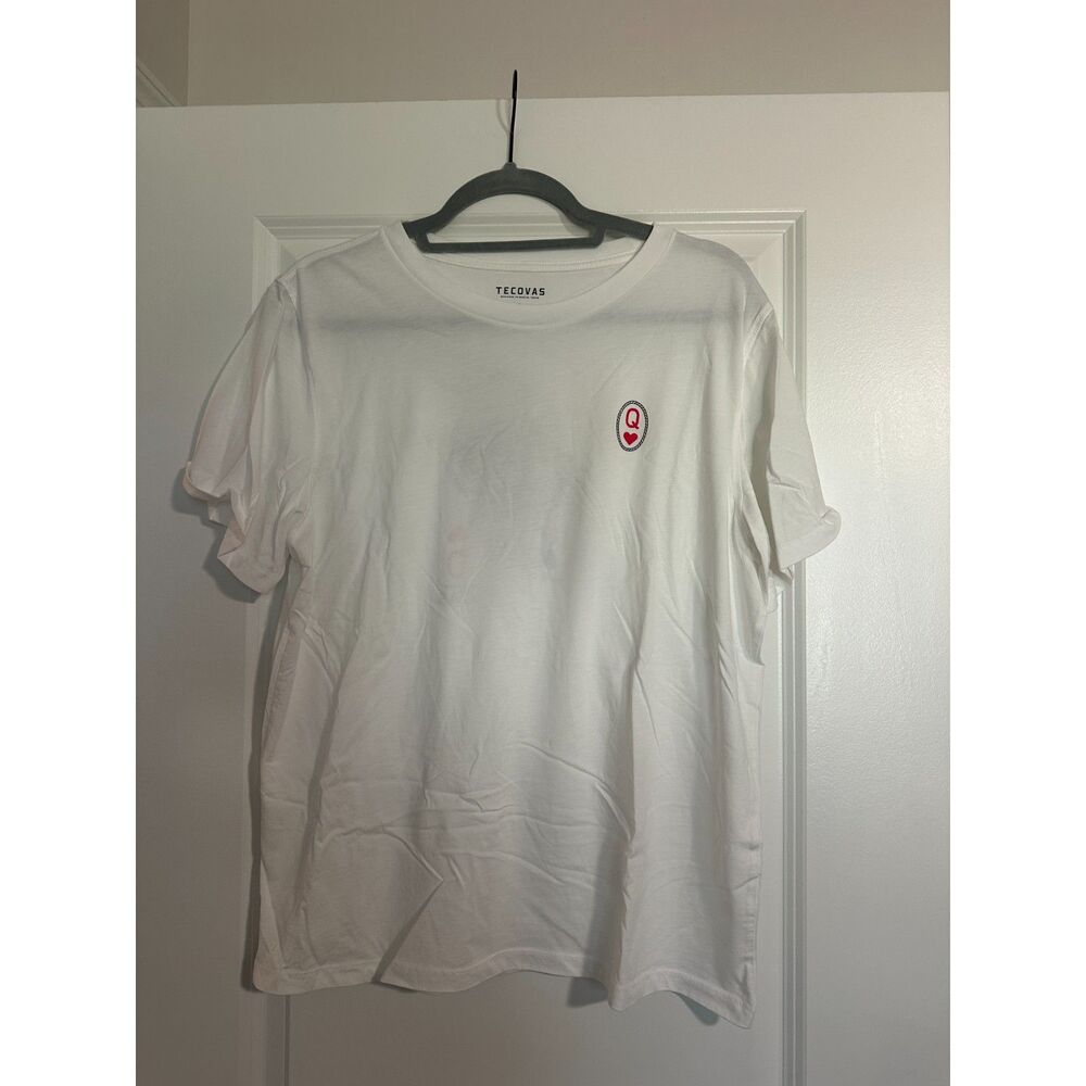 Tecovas Queen of Hearts Cowgirl Graphic T-Shirt | White Western Tee XL